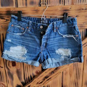 Women's Abercrombie & Fitch Ames Low Rise Boyfriend Shorts